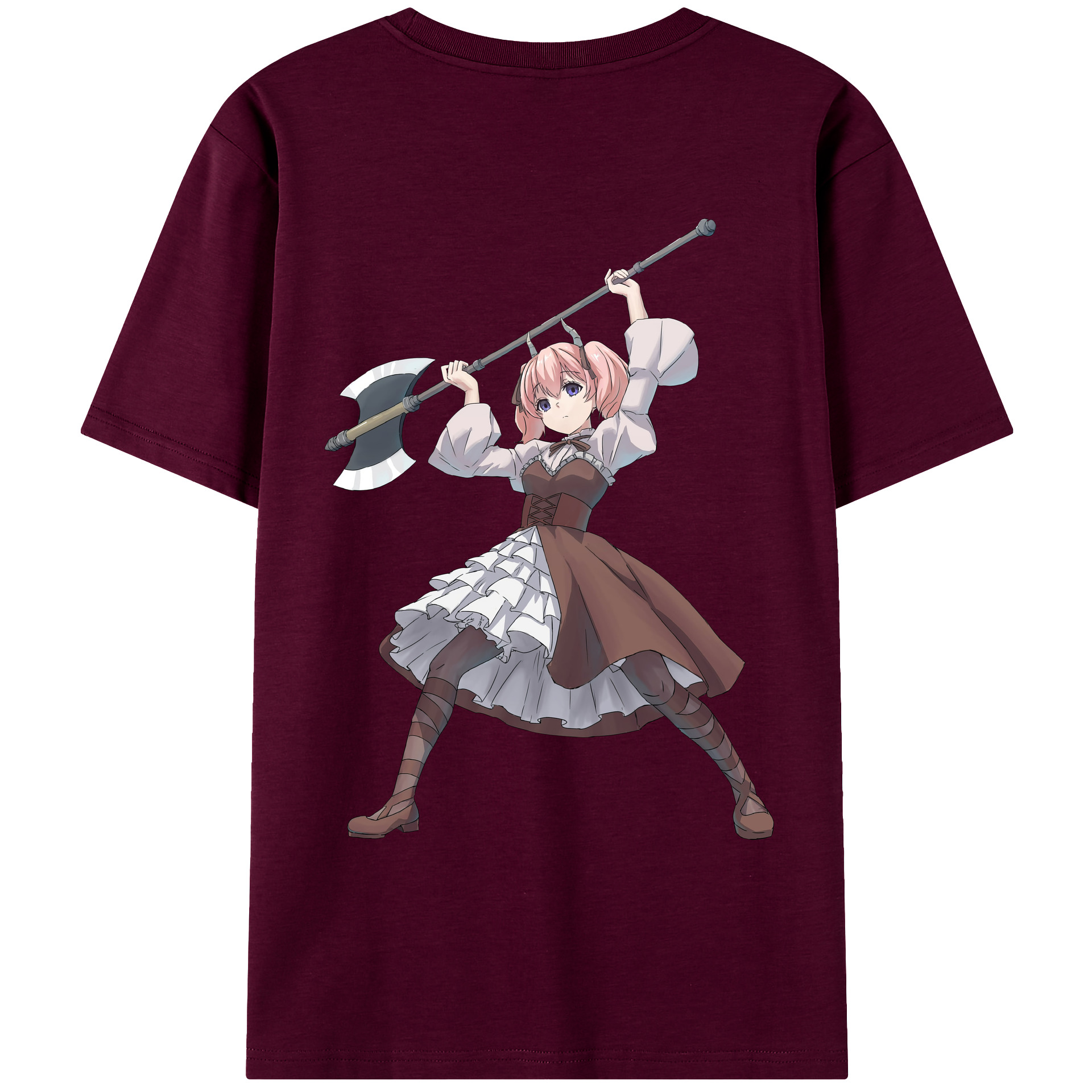 （画像用） 葬送のフリーレン Frieren レディース半袖Tシャツ(バックプリント)